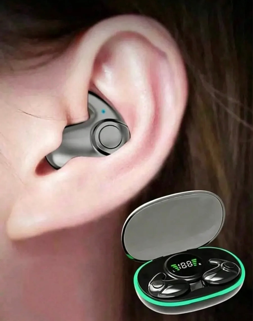 Auriculares Para Dormir Bluetooth 5.4 Usb C