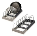 Organizador Alacena Cocina Sartén Ollas Mesada Tablas Metal Color Negro